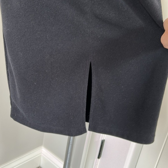 Dudley Stephens Duncan Dress Terry Black Recycled Fleece MIDI Puff Sleeve Sz XS - Picture 6 of 14